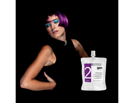 GENUS SEVEN SHADES maska koloryzująca z organiczną wodą 200 ml | Violet - 2